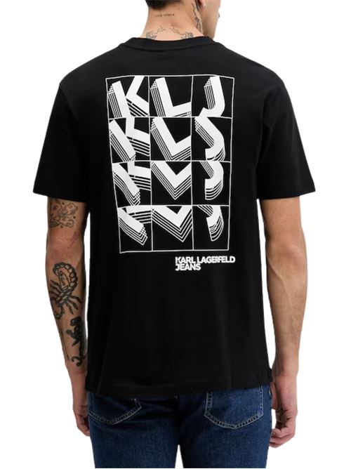 T-shirt regular fit stampa letters Karl Lagerfeld jeans | B1M17067999